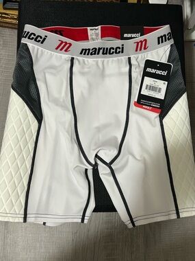 Brand New W/ Tags Marucci Men's Padded Baseball Sliding Shorts. Sz Medium.